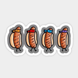 Ninja Frankfurters Sticker